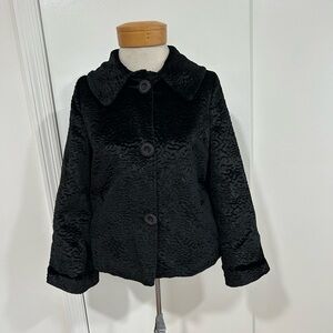 Sale!!  Vintage ILGWU Black Persian Lamb Coat/Swing Jacket